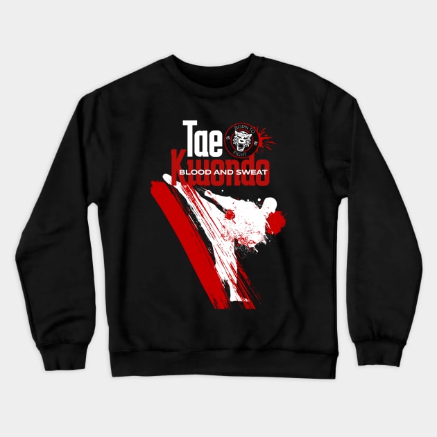 Taekwondo Combat shirt Crewneck Sweatshirt by Sprialz0